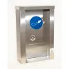 Dozownik INOX 392 mm na zarękawki jednorazowe z otworem 002 INOX 392 mm – pojemnik na zarękawki z otworem 002