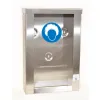 Zásobník 392 mm INOX s otvorem 002 pro snadné odebírání čepic  Zásobník na čepice INOX 392 mm – varianta s otvorem 002