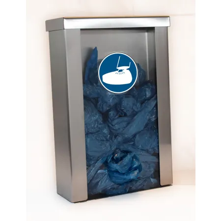 Zásobník INOX 392 mm na návleky s průhledným akrylovým čelem  INOX 392 mm – zásobník s akrylovým čelem pro snadnou kontrolu obsahu