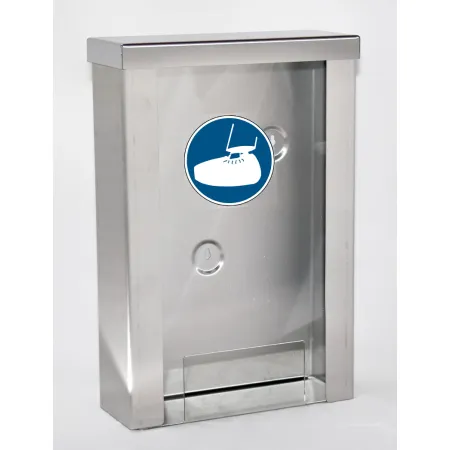 Zásobník INOX 392 mm na návleky – hygienické řešení pro čisté zóny  INOX 392 mm – vybavení pro hygienické a kontrolní prostory