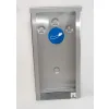 Profesionální dávkovač 517 mm na jednorázové rukávníky – INOX a akryl  Profesionální dávkovač INOX 517 mm s akrylovým panelem – systém výdeje rukávníků