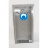 Nástěnný zásobník na jednorázové čepice INOX 517 mm – akrylové čelo