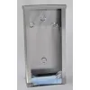 Dávkovač na jednorázové roušky 517 mm s akrylovým čelem a nerezovým tělem INOX  Profesionální dávkovač 517 mm na roušky