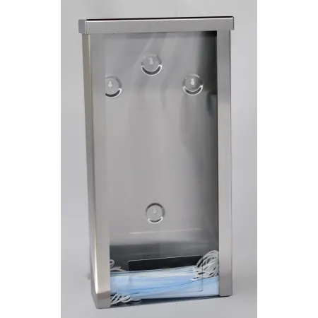 Dávkovač na jednorázové roušky 517 mm s akrylovým čelem a nerezovým tělem INOX  Profesionální dávkovač 517 mm na roušky