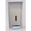 Dávkovač na jednorázové roušky 517 mm – nerezové čelo INOX, otvor 002 nebo 003