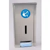 Dávkovač na jednorázové roušky 517 mm – nerezové čelo INOX, otvor 002 nebo 003