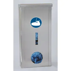 Dávkovač INOX 517 mm na návleky na obuv s kulatým otvorem 001 INOX 517 mm – dávkovač na návleky s otvorem 001 Dávkovač INOX 517 mm na návleky na obuv s kulatým otvorem 001 INOX 517 mm – dávkovač na návleky s otvorem 001