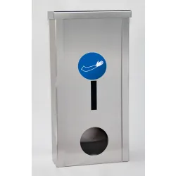 Nástěnný dávkovač INOX 517 mm na jednorázové rukávníky pro hygienické provozy Dávkovač INOX 517 mm na jednorázové rukáv Nástěnný dávkovač INOX 517 mm na jednorázové rukávníky pro hygienické provozy Dávkovač INOX 517 mm na jednorázové rukáv