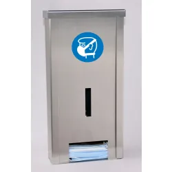 Dávkovač na jednorázové roušky 517 mm – nerezové čelo INOX, otvor 002 nebo 003 Dávkovač na jednorázové roušky 517 mm – nerezové čelo INOX, otvor 002 nebo 003