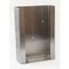 Nástěnný dávkovač INOX NexArmor na tři balení rukavic – čelní pohled INOX dávkovač NexArmor na 3 balení jednorázových ru