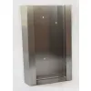 Nástěnný dávkovač INOX na čtyři balení rukavic – čelní pohled  INOX dávkovač na jednorázové rukavice – 4 balení