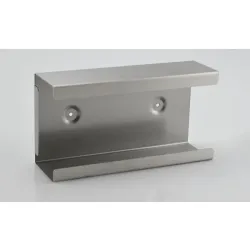 Nástěnný dávkovač INOX NexArmor na jedno balení rukavic – čelní pohled INOX držák NexArmor na jednorázové rukavice – če Nástěnný dávkovač INOX NexArmor na jedno balení rukavic – čelní pohled INOX držák NexArmor na jednorázové rukavice – če