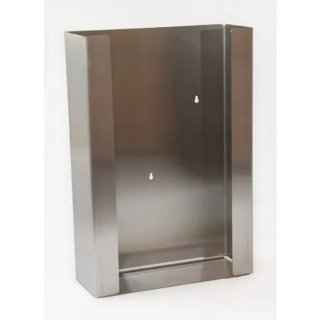 Nástěnný dávkovač INOX NexArmor na tři balení rukavic – čelní pohled INOX dávkovač NexArmor na 3 balení jednorázových ru