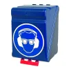 SecuBox Maxi – prostor pro přilbu, masku s filtrem nebo ochranný štít. SecuBox Maxi – dostatek místa pro velké OOPP