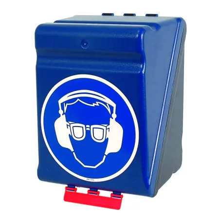 SecuBox Maxi – prostor pro přilbu, masku s filtrem nebo ochranný štít. SecuBox Maxi – dostatek místa pro velké OOPP