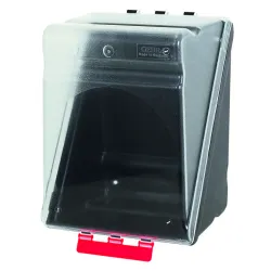 SecuBox Maxi – transparentní box z ABS pro ukládání přileb, masek a ochranných pomůcek OOPP. SecuBox Maxi – průhledný bo SecuBox Maxi – transparentní box z ABS pro ukládání přileb, masek a ochranných pomůcek OOPP. SecuBox Maxi – průhledný bo