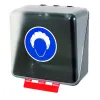 SecuBox Midi – průhledný box z ABS pro čisté a bezpečné pracoviště.