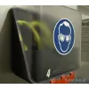 SecuBox Midi4 – transparentní box z ABS pro čtyři páry ochranných brýlí OOPP s pěnovou vložkou.