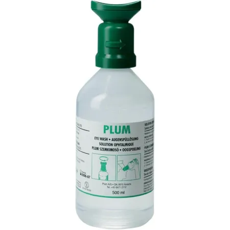 Vnitřní část SecuBox Midi se zrcátkem pro přesné oplachování oka   SecuBox Midi First Aid Eye Wash – zrcátko pro bezpečné použití