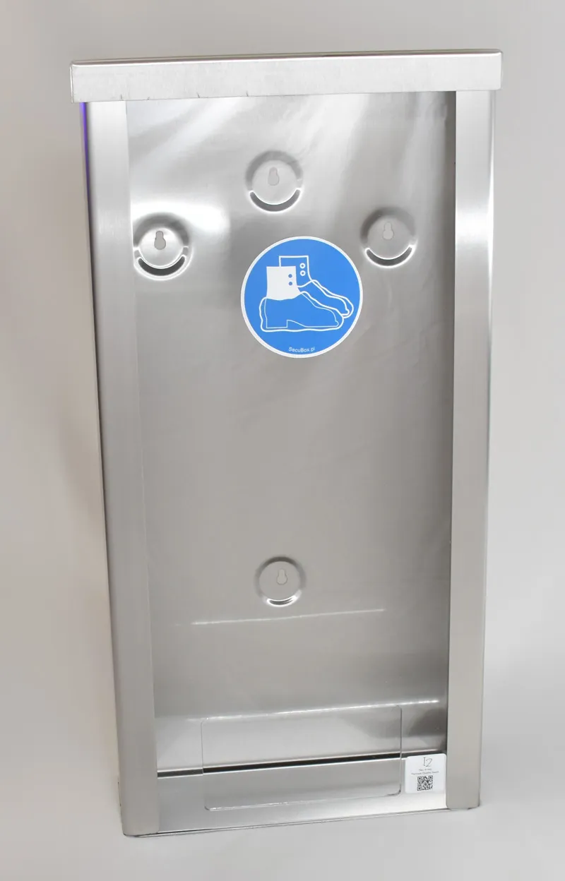 SafeStep Akryl 517 ES04ES002 – Prázdný zásobník s piktogramem, montážní body a obdélníkový otvor