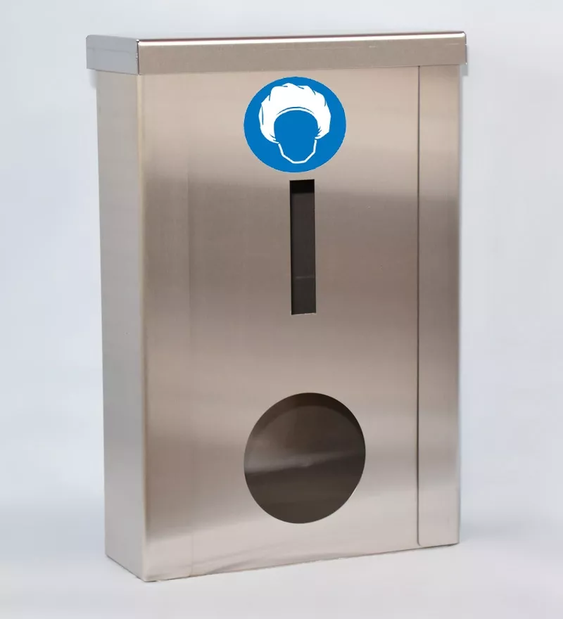 CapSafe INOX 392 ESS03KS001 – Prázdný dávkovač ESS03KS001 – kruhový výdejní otvor Ø 80 mm a kontrolní průzor