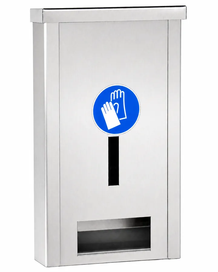 GloveSafe INOX 517 dávkovač rukavic 3× výstup – nerezová ocel velký dávkovač