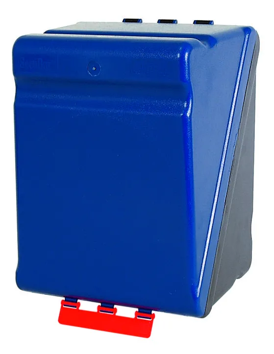 SecuBox Maxi modrý 4300100 – velký nástěnný zásobník OOPP 236 × 315 × 200 mm