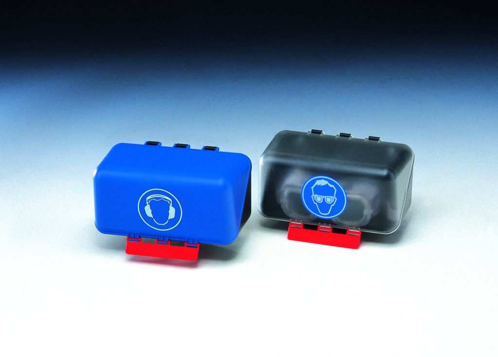 SecuBox Mini – kompaktní nástěnný zásobník OOPP 236 × 120 × 120 mm