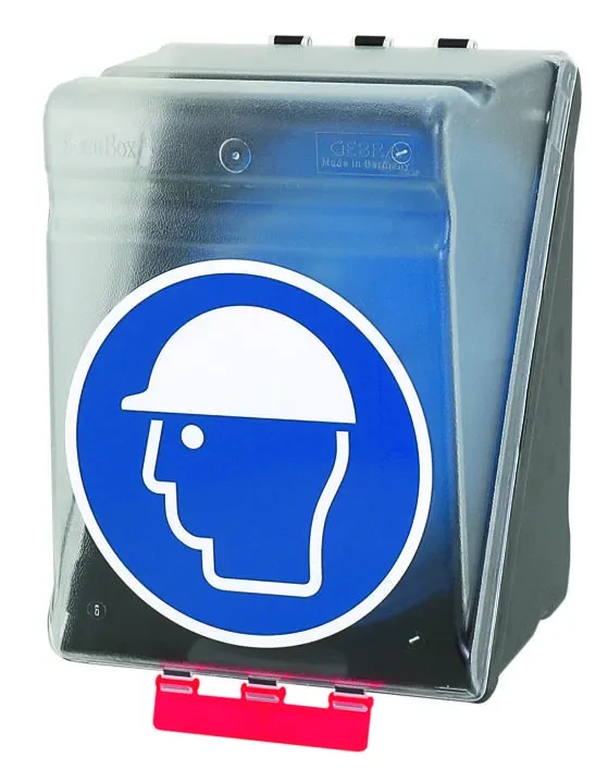 SecuBox Maxi transparentní 4306200 – nástěnný zásobník, ochrana hlavy