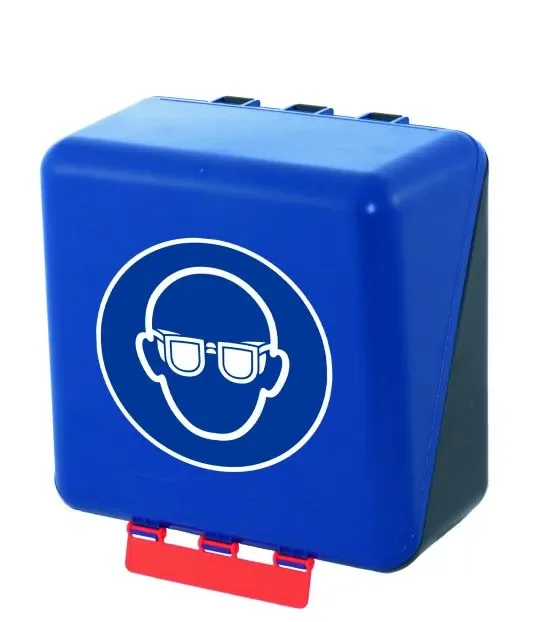 SecuBox Midi modrý 4201100 – nástěnný zásobník, ochrana zraku