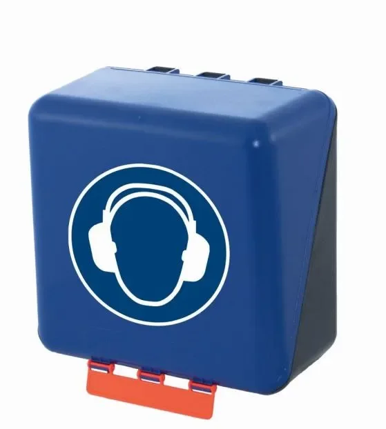 SecuBox Midi modrý 4202100 – nástěnný zásobník, ochrana sluchu