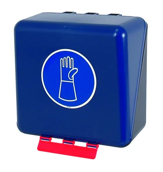 SecuBox Midi modrý 4215100 – nástěnný zásobník, ochrana rukou a zápěstí