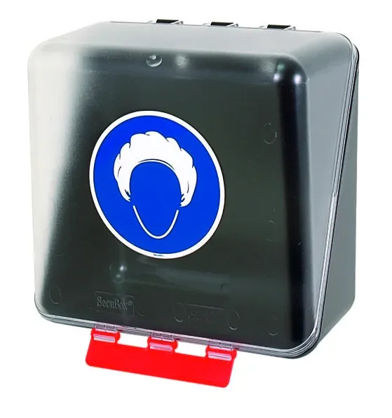 SecuBox Midi transparentní 4216200 – nástěnný zásobník, ochrana hlavy