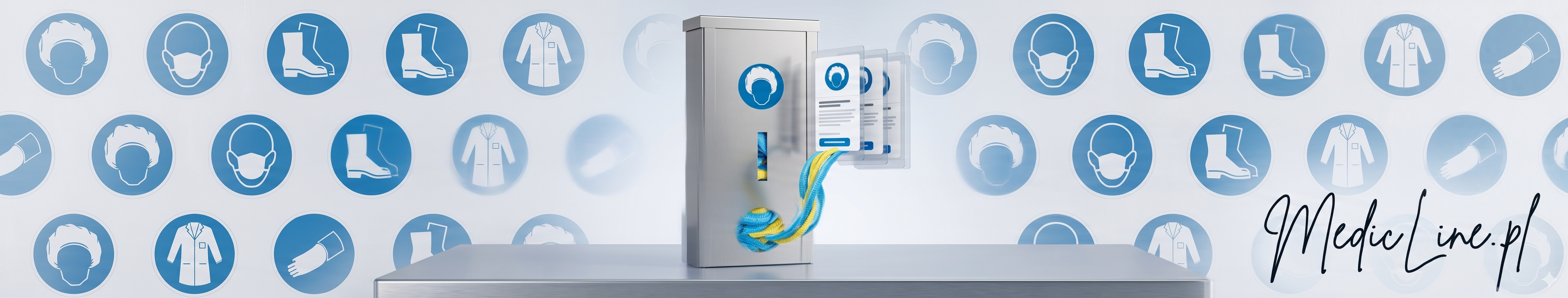 SecuBox – kompletní struktura produktů zásobníků OOPP