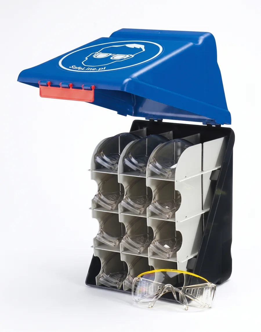 SecuBox Maxi-12 – stanice na 12 párů ochranných brýlí